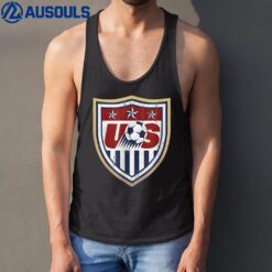 America Soccer Lovers Jersey USA Flag Support Football Team Tank Top