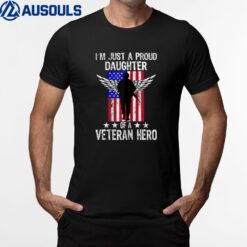 American Flag Daughter Patriotic Veterans Day T-Shirt