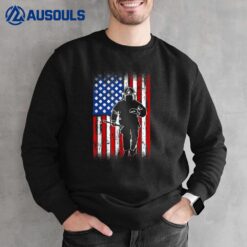 American Flag Firefighter USA United States Ver 2 Sweatshirt