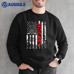American Flag Hockey Usa Patriotic Gift Sweatshirt