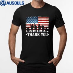 American Flag Thank you Veterans Proud Veteran Premium T-Shirt
