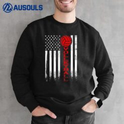 American Flag Volleyball Sweatshirt