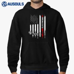 American Flag With Electrician Hoodie