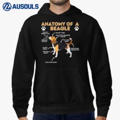 Anatomy Of A Beagle - Funny Beagle Dog Lover Pet Owner Hoodie
