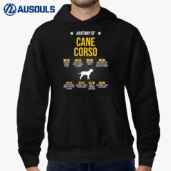 Anatomy Of Cane Corso Dog Lover Hoodie