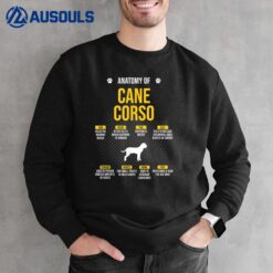 Anatomy Of Cane Corso Dog Lover Sweatshirt