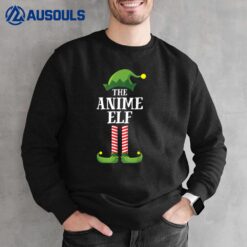 Anime Elf Matching Family Group Christmas Party Funny Elf Sweatshirt