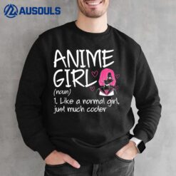 Anime Girl Definition Anime Lovers Merch Sweatshirt