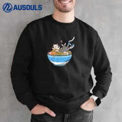 Anime Kawaii Otaku Japanese Food Noodles Ramen Cat Sweatshirt