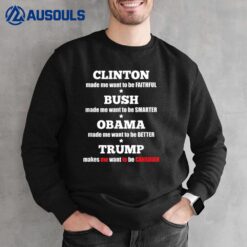 Anti Trump Political  For Independents and Liberals Sweatshirt