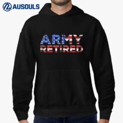 Army Retired  Military U.S. Army Retirement Gift Hoodie