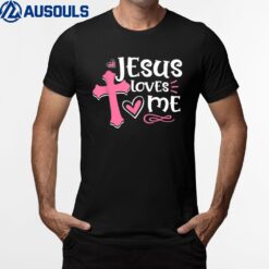 Awesome Religious Jesus's Love Jesus Loves Me Christian T-Shirt