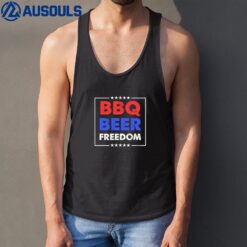 BBQ Beer Freedom Tank Top