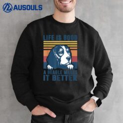 Beagle Gifts For Men Women Beagle Dog Mom Dad Beagle Sweatshirt