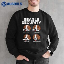 Beagle Security Funny Pet Dog Lover Owner Sweatshirt