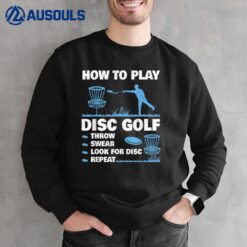 Best Disc Golf For Men Women Disc Golf Tournament Player Sweatshirt