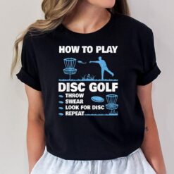 Best Disc Golf For Men Women Disc Golf Tournament Player T-Shirt