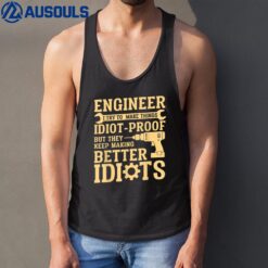 Best Engineer Art For Men Women Mechanical Engineering Lover Tank Top