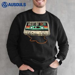 Best of 1976 46 Year Old Gift Men Vintage 1976 46th Birthday Sweatshirt