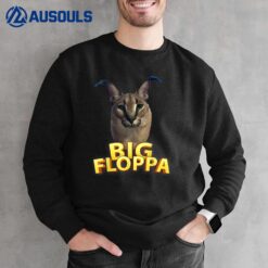 Big Floppa Meme Cat Sweatshirt
