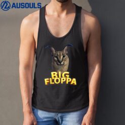 Big Floppa Meme Cat Tank Top