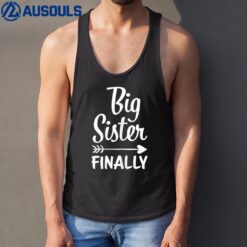 Big Sister Finally Kids Big Sister Tank Top