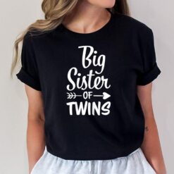 Big Sister of Twins Kids Big Sister T-Shirt