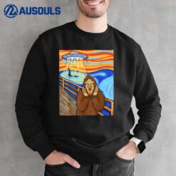 Bigfoot Bigfoot Lover Funny Art Lover Sweatshirt
