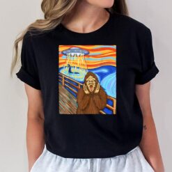 Bigfoot Bigfoot Lover Funny Art Lover T-Shirt