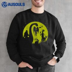 Bigfoot Loch Ness Monster And Mothman Ufos Chupacabra Alien Sweatshirt