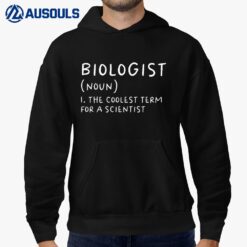 Biologist Definition Funny Biology Scientist Science Teacher Hoodie