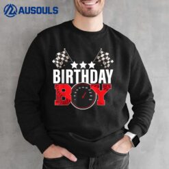 Birthday Boy Race Car Racing Car Driver Birthday pit Crew Sweatshirt