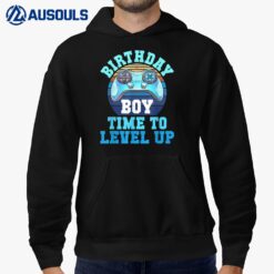 Birthday Boy Time to Level Up Matching Video Gamer Birthday Hoodie