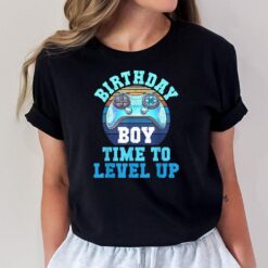 Birthday Boy Time to Level Up Matching Video Gamer Birthday T-Shirt