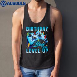 Birthday Boy Time to Level Up Video Game Birthday Gamer Boys Tank Top