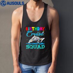 Birthday Cruise Squad Funny Boat Cruising Squad 2022 Mens Tank Top