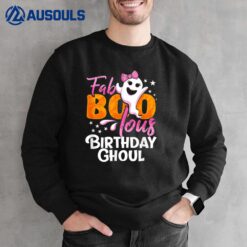 Birthday Ghoul Halloween Girls Womens Fab BOO Lous Sweatshirt