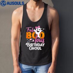 Birthday Ghoul Halloween Girls Womens Fab BOO Lous Tank Top