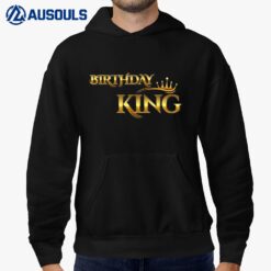 Birthday King Gold Crown Hoodie