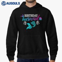 Birthday Mermaid Matching Family Outfit Your Daughters Girls Hoodie