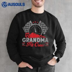 Birthday Party Car Racing Grandma Pit Crew Family Sweatshirt