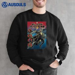 Black Adam Group Shot Comic Cover Sweatshirt