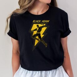 Black Adam Group Shot Lightning Bolt Fist Up T-Shirt