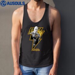 Black Adam Portrait Fill Lightning Bold Tank Top