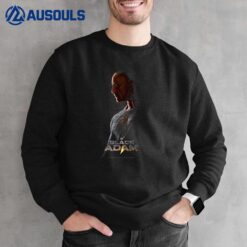 Black Adam Profile Poster With Logo Sweatshirt