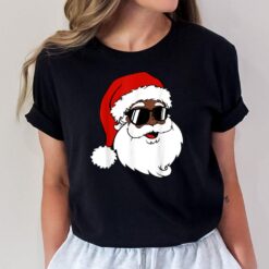 Black Funny Santa Claus Sunglasses Christmas Xmas Boy Girl T-Shirt