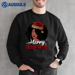 Black Girls African Christmas Crew For Womens Melanin Sweatshirt