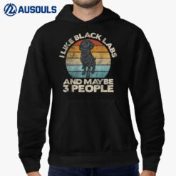 Black Labrador Dog Lover Black Lab Hoodie