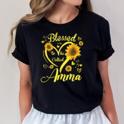 Blessed To Be Called Amma Sunflower Mother's Day T-Shirt