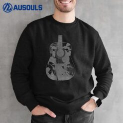 Bob Dylan Guitar Collage Sweatshirt